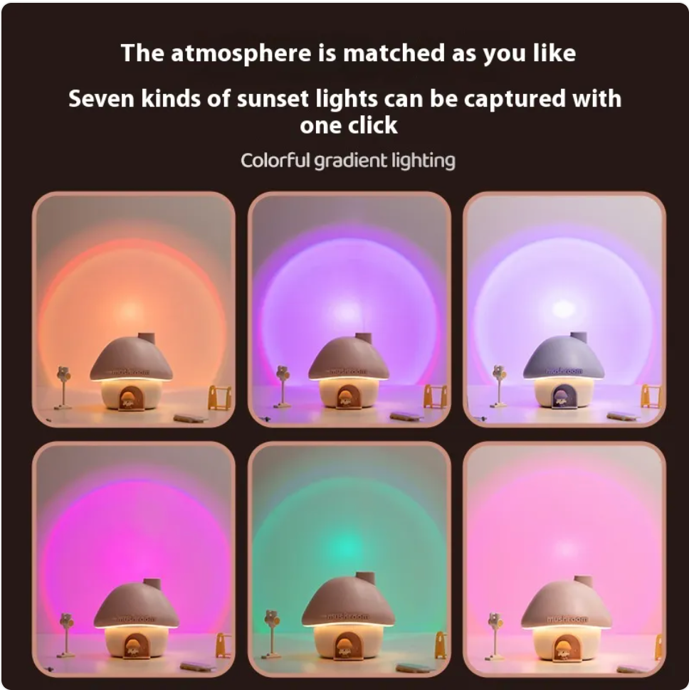 Mushroom Glow Humidifier Light